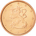 Finland, 2 Euro Cent, 2010, Copper Plated Steel, KM:99