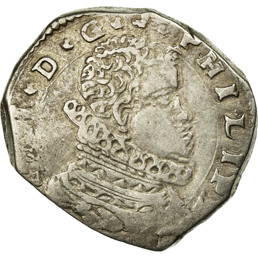 Münze, Italien Staaten, SICILY, Filippo III, 4 Tari, 1618, Messina, S+, Silber