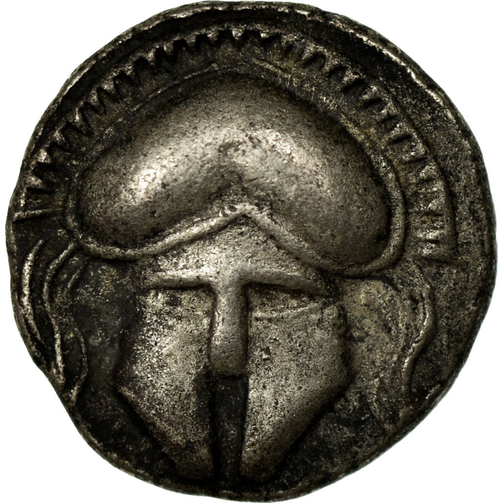 Moneta, Thrace, Diobol, 400-350 BC, Mesembria, BB+, Argento, SNG Cop:652