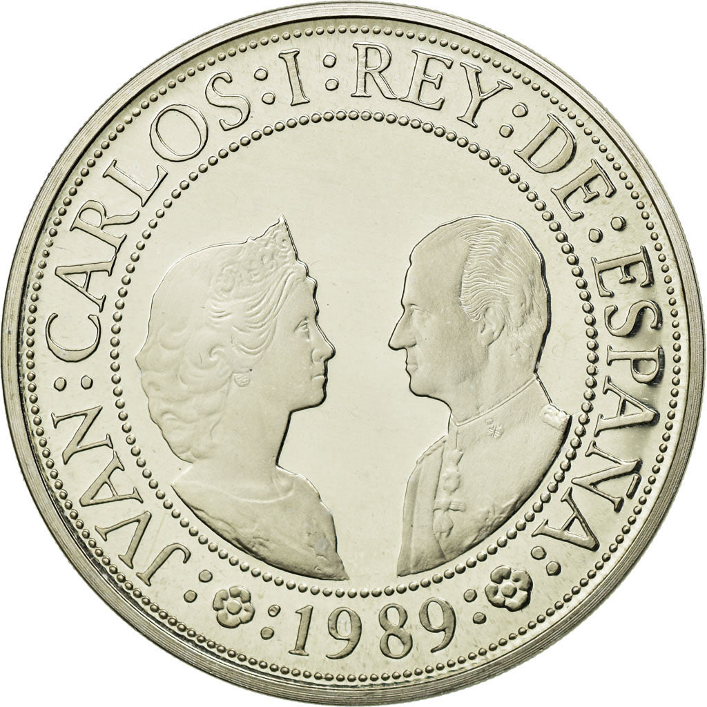Moneda, España, Juan Carlos I, Columbus, 2000 Pesetas, 1989, Madrid, FDC