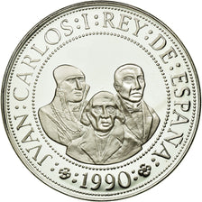 Coin, Spain, Juan Carlos I, Aztec, 2000 Pesetas, 1990, Madrid, MS(65-70)
