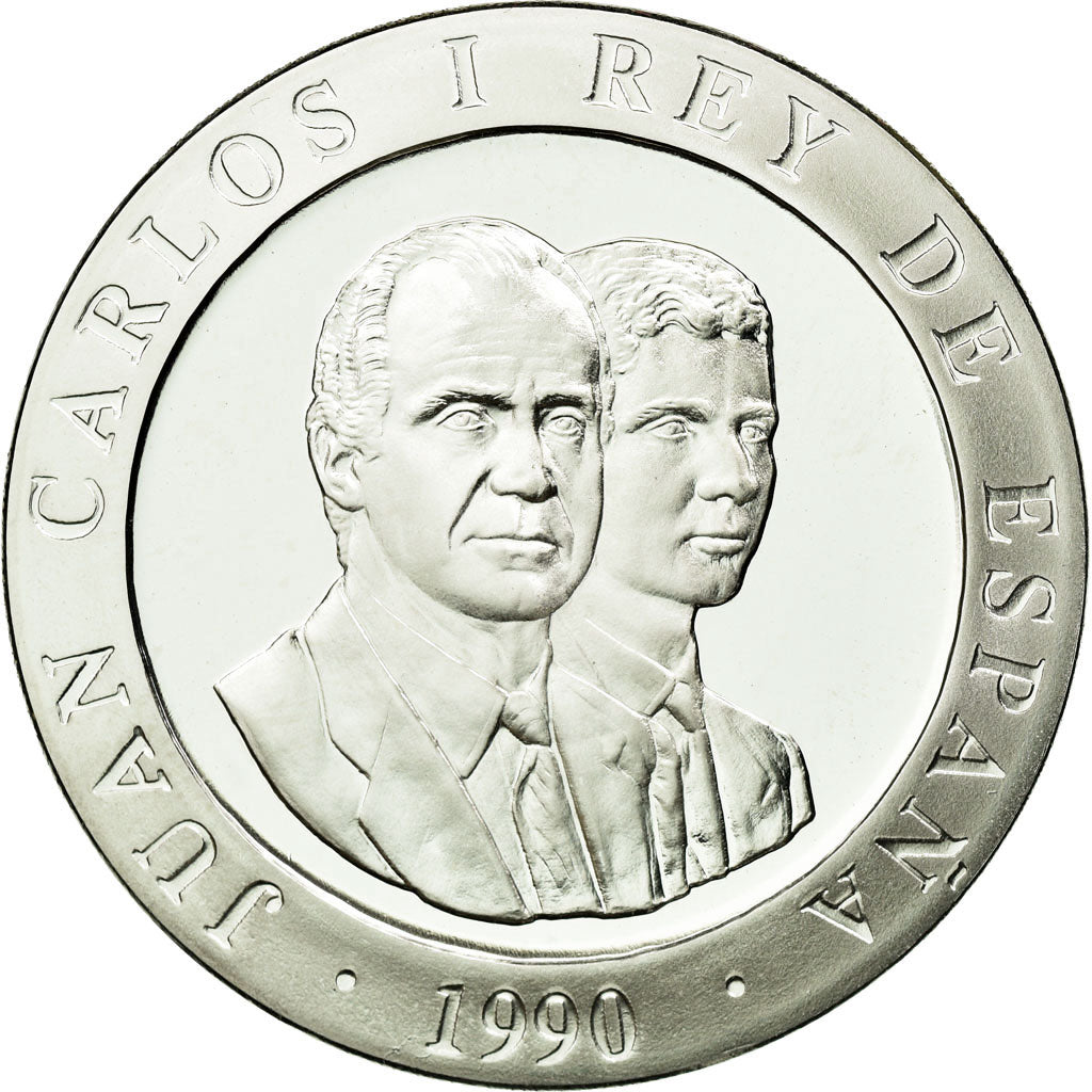Coin, Spain, Juan Carlos I, Barcelona Olympics, 2000 Pesetas, 1990, Madrid