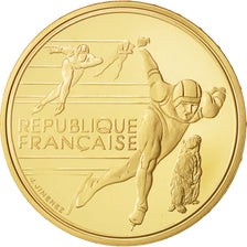 Munten, Frankrijk, 500 Francs, 1990, Paris, FDC, Goud, KM:985