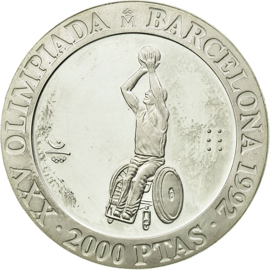 Münze, Spanien, Juan Carlos I, Barcelona Olympics, 2000 Pesetas, 1992, Madrid