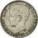 Coin, Spain, Alfonso XIII, Peseta, 1900, Madrid, EF(40-45), Silver, KM:706