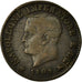 Monnaie, États italiens, KINGDOM OF NAPOLEON, Napoleon I, Centesimo, 1809