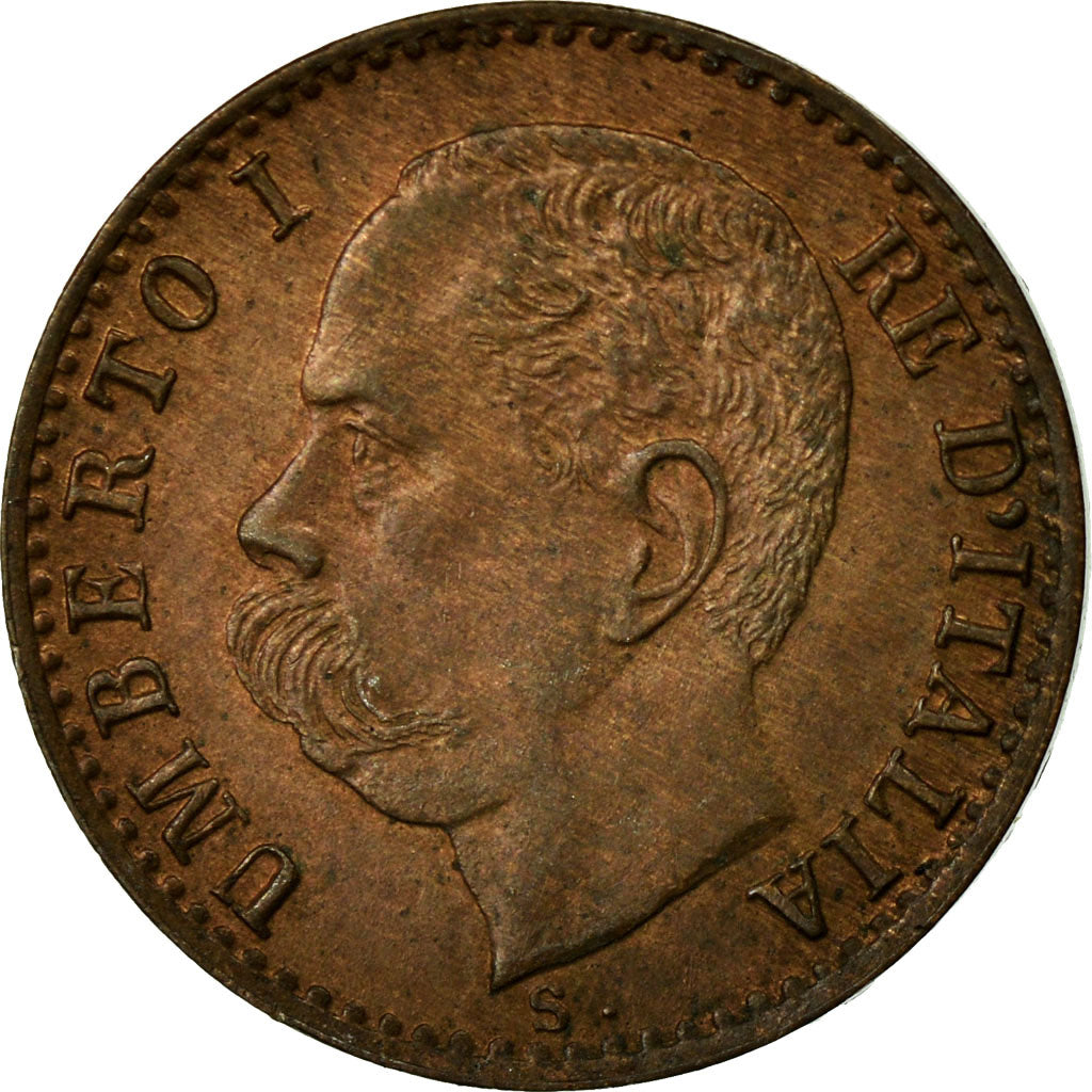 Coin, Italy, Umberto I, Centesimo, 1896, Rome, MS(63), Copper, KM:29