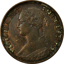Coin, Great Britain, Victoria, Farthing, 1869, MS(60-62), Bronze, KM:747.2