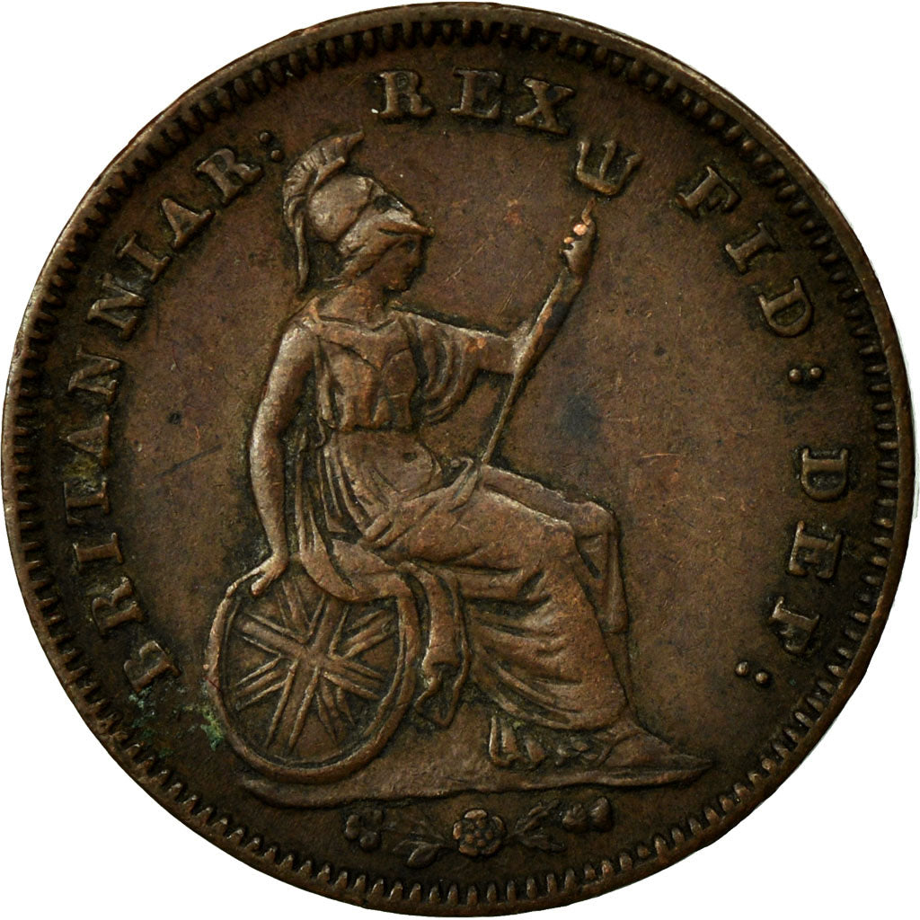 Coin, Great Britain, William IV, 1/3 Farthing, 1835, EF(40-45), Copper, KM:721