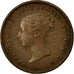 Coin, Great Britain, Victoria, 1/2 Farthing, 1844, AU(50-53), Copper, KM:738