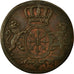 Coin, German States, CLEVES, Friedrich II, Duit, 1753, EF(40-45), Copper, KM:53