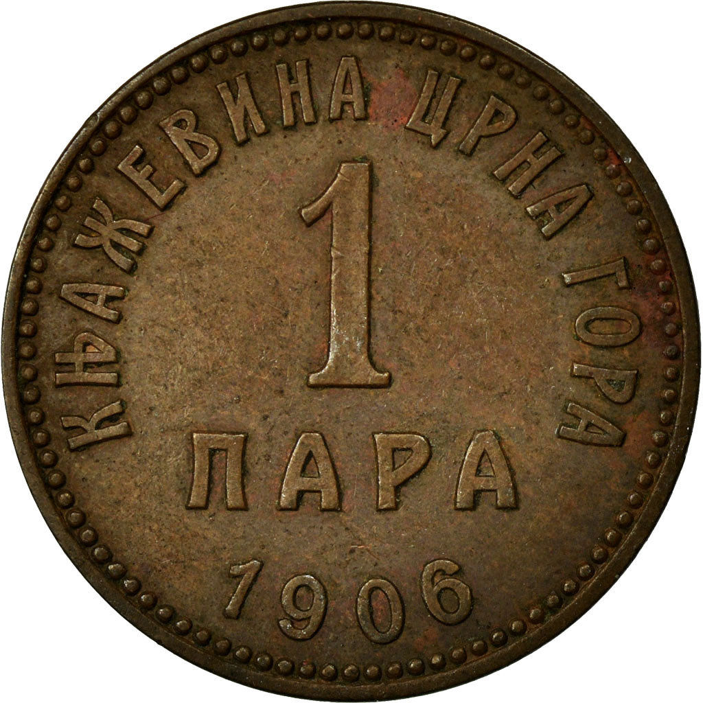 Monnaie, Montenegro, Nicholas I, Para, 1906, SUP+, Bronze, KM:1
