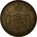 Moneta, Romania, Carol I, 2 Bani, 1867, Heaton, BB+, Rame, KM:2.1