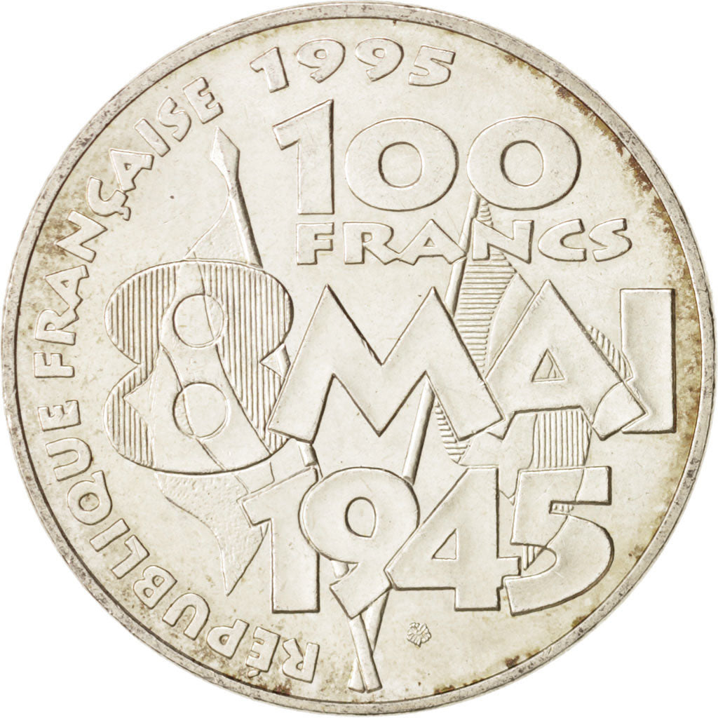 Frankreich, 8 mai 1945, 100 Francs, 1995, Silber, KM:1116.2, Gadoury:952
