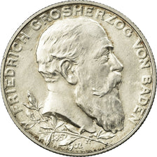 Coin, German States, BADEN, Friedrich I, 2 Mark, 1902, Karlsruhe, MS(63)