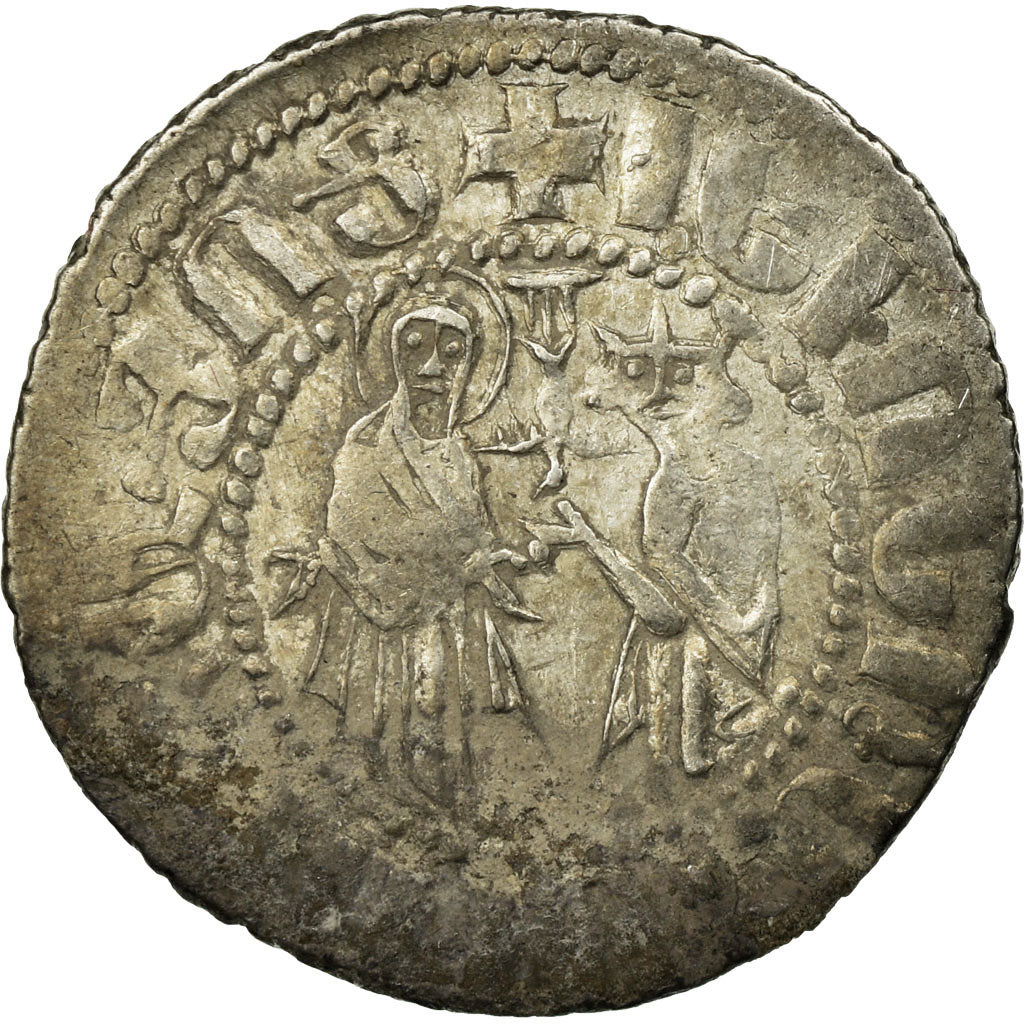 Moneda, Cruzadas, Armenia, Levon I, Tram, 1198-1219, MBC, Plata