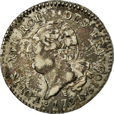 Munten, Frankrijk, Louis XVI, 30 sols françois, 30 Sols, 1791, Limoges, ZF+