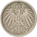 GERMANY - EMPIRE, Wilhelm II, 5 Pfennig, 1908, Berlin, Copper-nickel, KM:11
