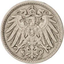 Coin, GERMANY - EMPIRE, Wilhelm II, 5 Pfennig, 1907, Berlin, VF(30-35)