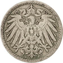 Coin, GERMANY - EMPIRE, Wilhelm II, 5 Pfennig, 1902, Berlin, VF(20-25)