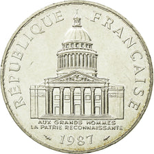 Coin, France, Panthéon, 100 Francs, 1987, Paris, AU(55-58), Silver, KM:951.1