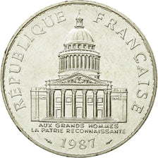 Coin, France, Panthéon, 100 Francs, 1987, Paris, AU(55-58), Silver, KM:951.1
