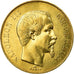 Moneta, Francia, Napoleon III, Napoléon III, 50 Francs, 1855, Paris, BB+, Oro