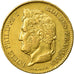 Moneta, Francia, Louis-Philippe, 40 Francs, 1833, Paris, BB+, Oro, KM:747.1