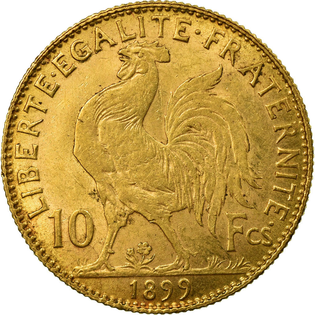 Coin, France, Marianne, 10 Francs, 1899, Paris, EF(40-45), Gold, KM:846
