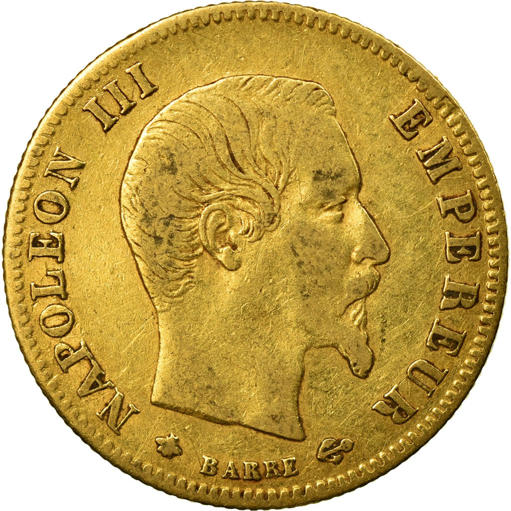 Munten, Frankrijk, Napoleon III, Napoléon III, 5 Francs, 1859, Strasbourg, FR+
