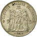 Coin, France, Hercule, 5 Francs, 1876, Paris, AU(50-53), Silver, KM:820.1