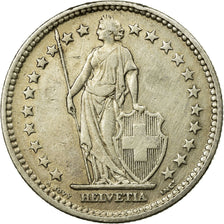 Coin, Switzerland, 2 Francs, 1910, Bern, AU(50-53), Silver, KM:21