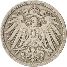 Coin, GERMANY - EMPIRE, Wilhelm II, 5 Pfennig, 1897, Berlin, VF(20-25)