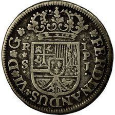 Coin, Spain, Ferdinand VI, Real, 1753, Seville, EF(40-45), Silver, KM:369.2