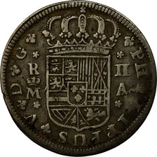 Moneda, España, Philip V, 2 Reales, 1722, Madrid, MBC, Plata, KM:296