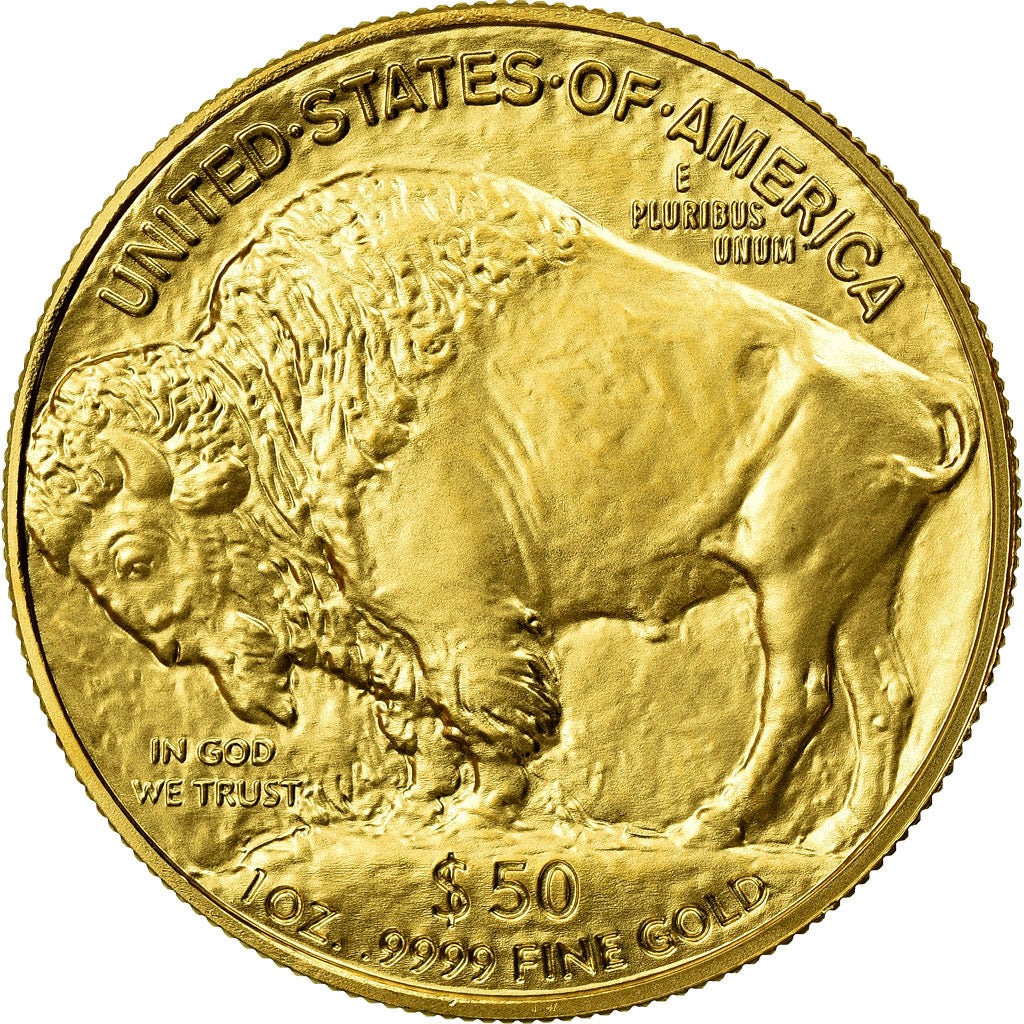 Coin, United States, Bison, $50, 2008, U.S. Mint, MS(65-70), Gold, KM:393