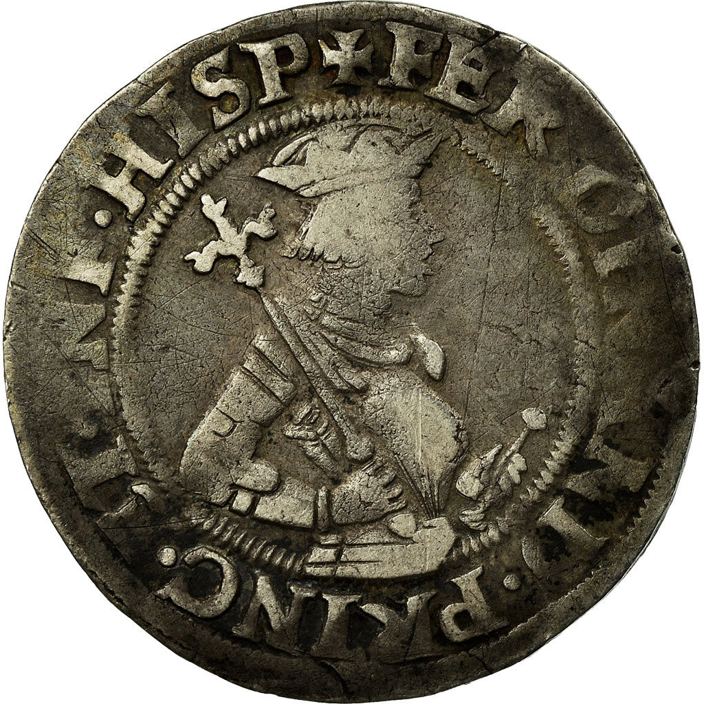 Coin, Austria, Habsburg, Ferdinand I, 6 Kreuzer, VF(30-35), Silver