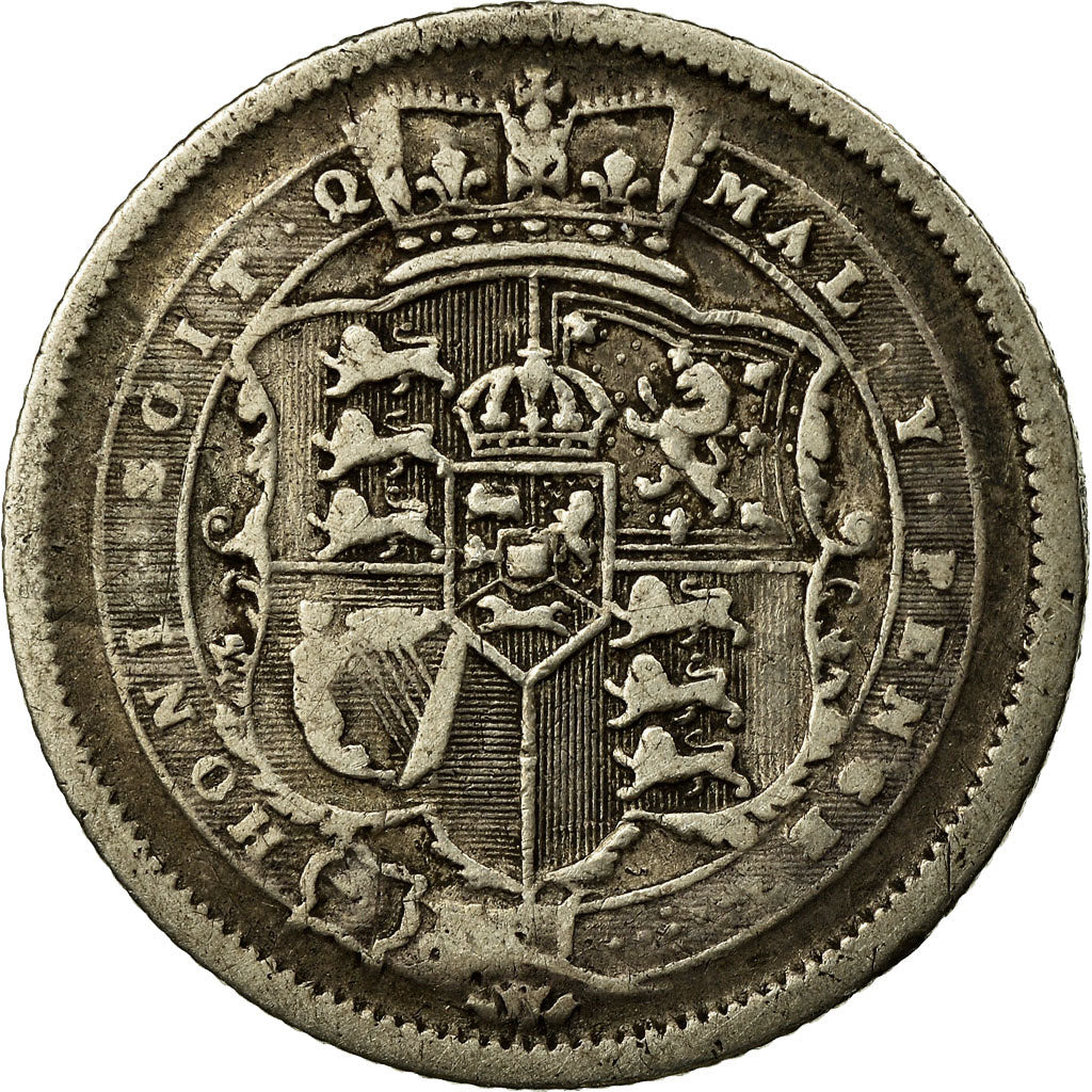 Coin, Great Britain, George III, Shilling, 1817, VF(30-35), Silver, KM:666