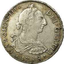Coin, Peru, Charles III, 8 Reales, 1788, Lima, EF(40-45), Silver, KM:78a