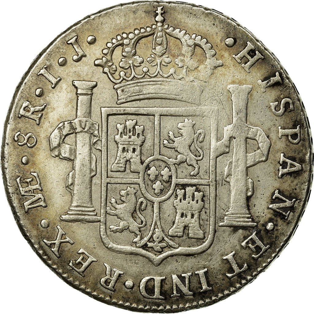 Coin, Peru, Charles III, 8 Reales, 1788, Lima, EF(40-45), Silver, KM:78a