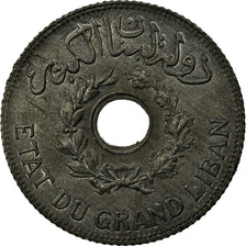 Coin, Lebanon, Piastre, 1940, Paris, MS(63), Zinc, KM:3a, Lecompte:16