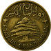 Coin, Lebanon, 5 Piastres, 1925, Paris, EF(40-45), Aluminum-Bronze, KM:5.1
