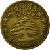 Coin, Lebanon, 5 Piastres, 1931, Paris, VF(30-35), Aluminum-Bronze, KM:5.2