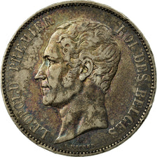 Coin, Belgium, Leopold I, 5 Francs, 5 Frank, 1852, EF(40-45), Silver, KM:17