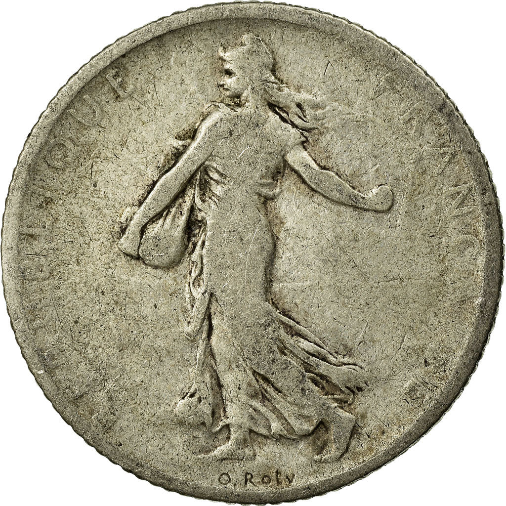 Coin, France, Semeuse, Franc, 1900, Paris, VG(8-10), Silver, KM:844.1
