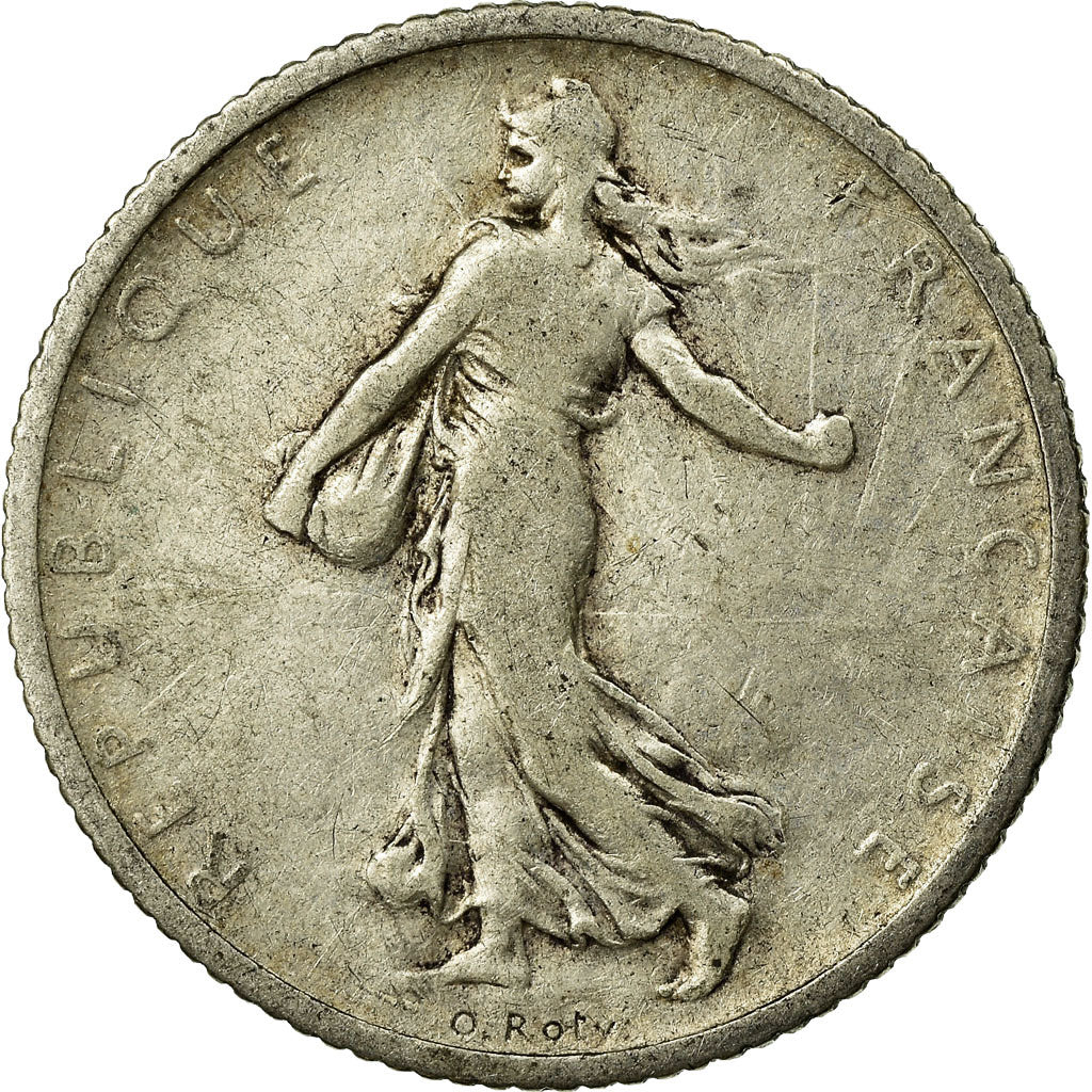 Coin, France, Semeuse, Franc, 1900, Paris, VF(20-25), Silver, KM:844.1