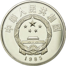 Coin, CHINA, PEOPLE'S REPUBLIC, 5 Yüan, 1985, MS(65-70), Silver, KM:124