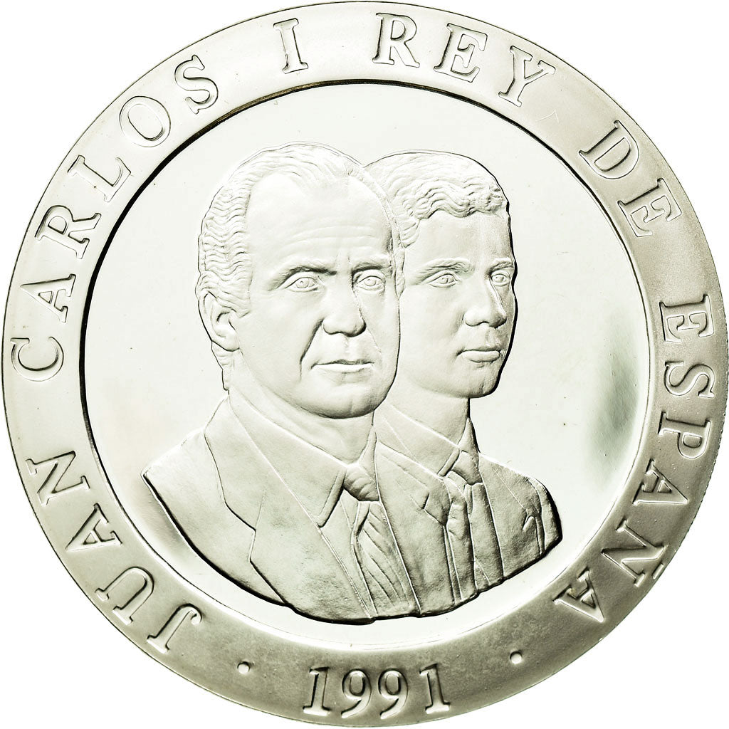 Coin, Spain, Juan Carlos I, Barcelona Olympics, 2000 Pesetas, 1991, Madrid