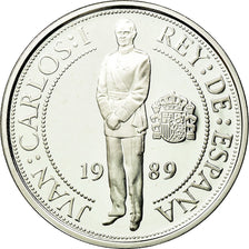 Moneta, Spagna, Juan Carlos I, 1000 Pesetas, 1989, Madrid, FDC, Argento, KM:837
