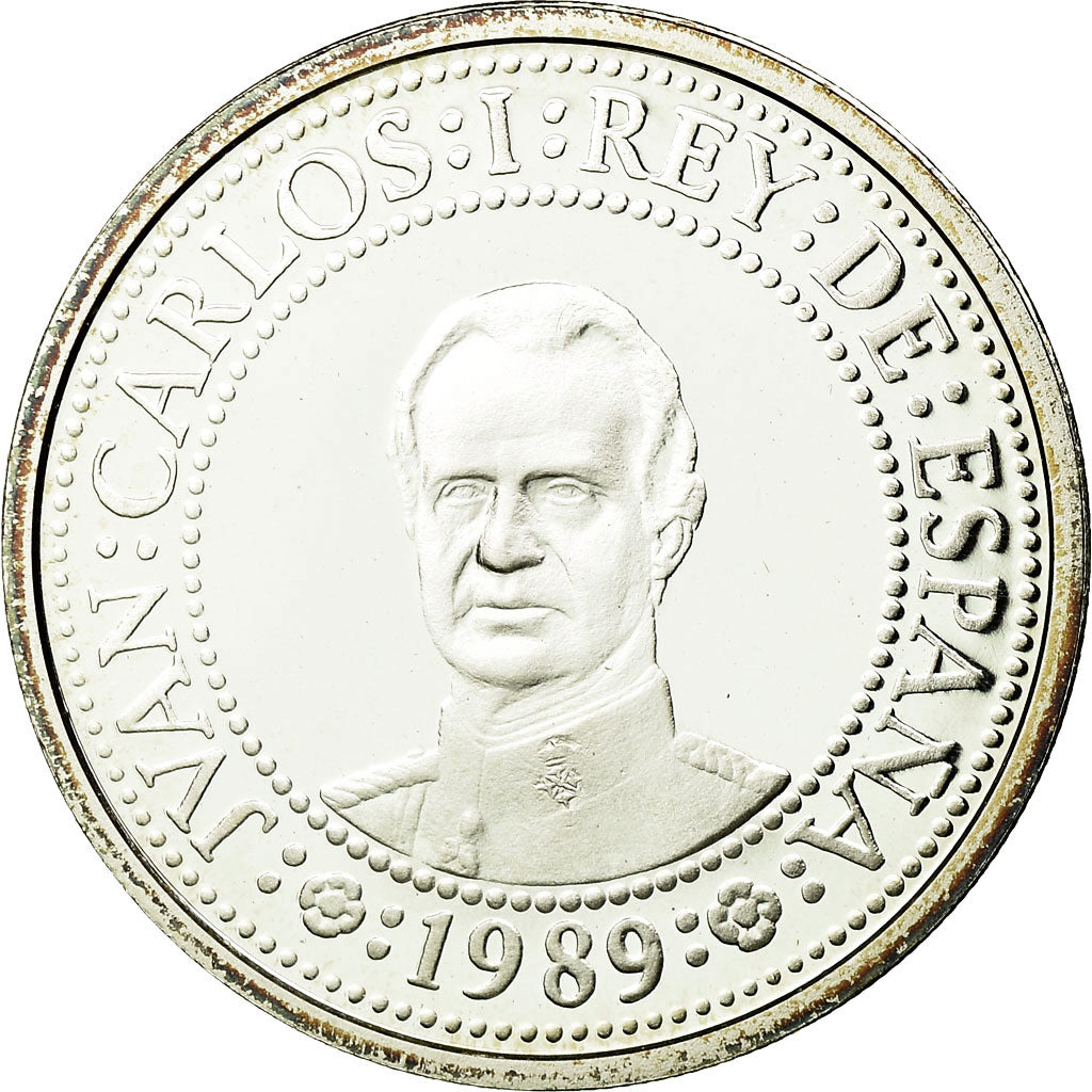 Moneda, España, Juan Carlos I, 500 Pesetas, 1989, Madrid, FDC, Plata, KM:836